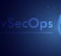 DevSecOps typography in a futuristic background