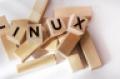 Linux spelled out on wooden blocks