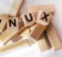 Linux spelled out on wooden blocks