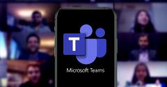 Microsoft Teams video meeting