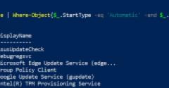 PowerShell screenshot shows Where-Object cmdlet 